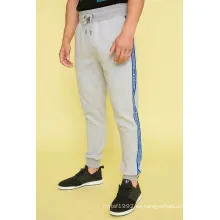 Pantalones de jogger de rayas tejidas para hombres